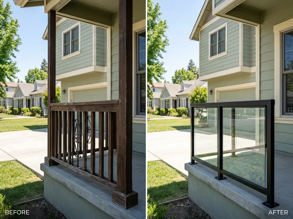 Completed roofing project